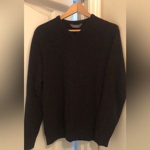 Mens Denver Hayes waffle sweater size small Black